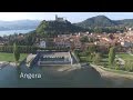 Con drone realizzato ad angera va sul lago maggiore