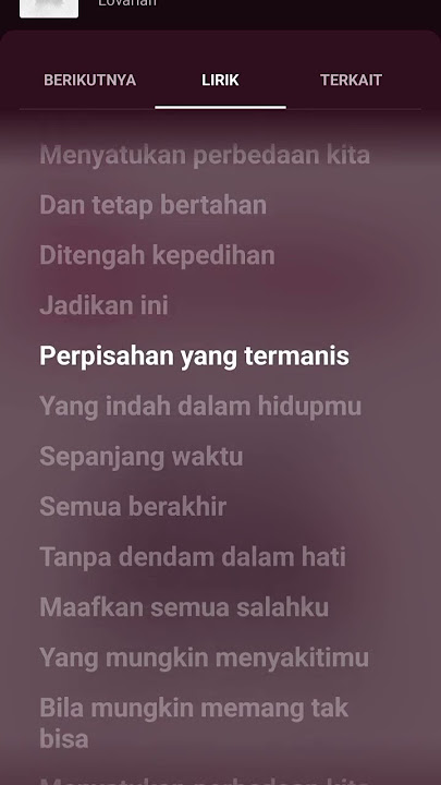 lirik lagu 'Lovarian' Perpisahan Termanis_#trending #viral #subscribe #like #fyp #trend #fypシ #fy