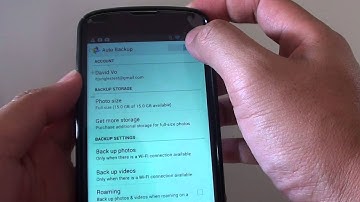 Google Nexus 4: How to Enable/Disable Auto Backup of Photos and Videos