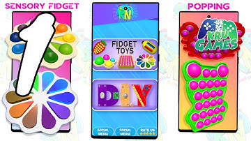 DIY Pop it Fidget toy! Calm ASMR Game Gameplay Walkthrough #1 (Android, IOS)