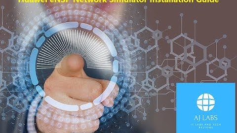 Huawei eNSP Network Simulator Setup