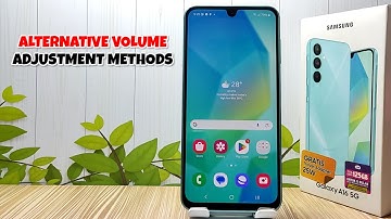 How to Adjust Volume Without Using Buttons On Samsung Galaxy A16 5G