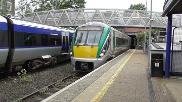 Irish Rail 22000 Class DMU 22004 & NIR 4000 Class DMU 4004 at City Hospital