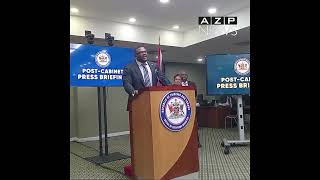Homeland Security Minister Roger Alexander says 280 auxiliary fire officers to be absorb in service