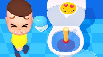 Toilet Games 3D - Gameplay Walkthrough Part 1 All Level Solution 1-50 (ios,Android)