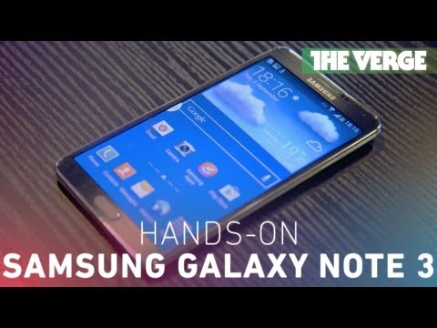 Samsung Galaxy Note 3 hands on - IFA 2013