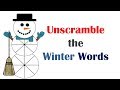 Unscramble the Winter Words