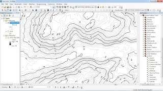 Labeling contour lines in ArcGIS