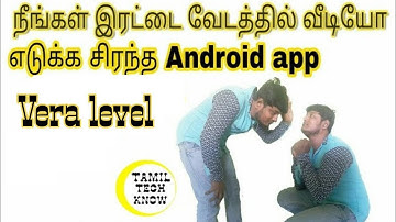 how to get double action video android application ( Tamil tech know )