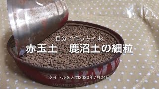 赤玉土　鹿沼土の細粒を自分で作っちゃおう！