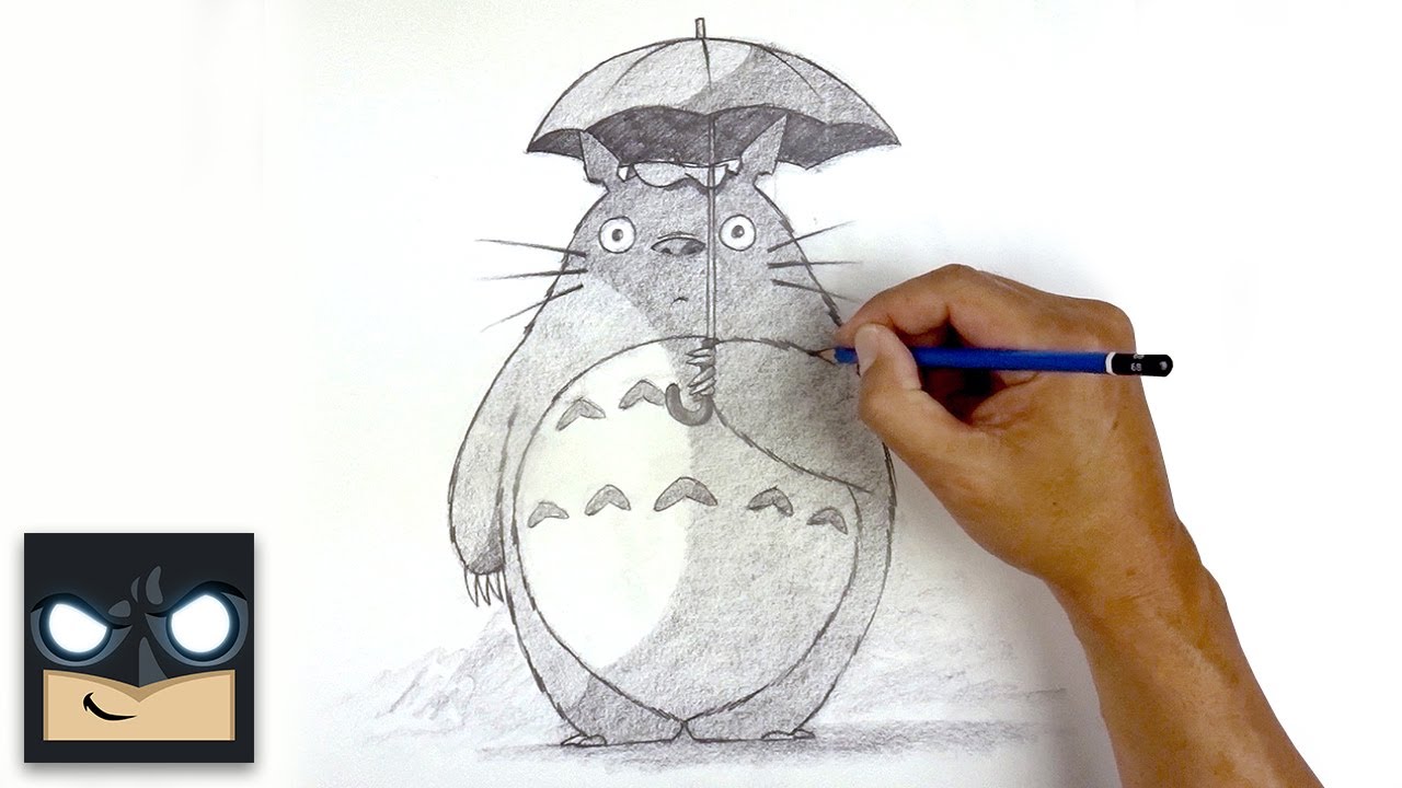 How To Draw Totoro Sketch Saturday Youtube