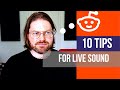 10 tips for live sound engineers