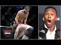 Israel Adesanya has incredible reaction to Jorge Masvidal KO of Ben Askren | UFC 239 | ESPN MMA