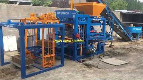 The 629th Henry QT4-20 automatic block machine test for 6 inch concrete hollow block for Haiti buyer