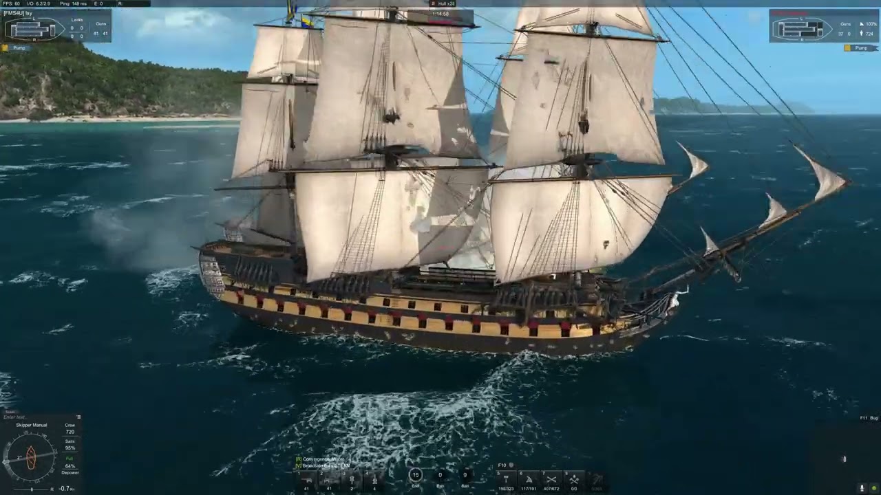 Daalanoy v the Irate Pirate | Naval Action | 1v1 Redoubtables