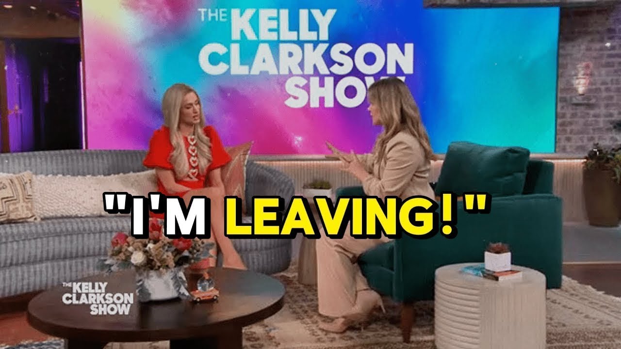 Пэрис Хилтон в ярости покинула шоу Келли Кларксон после бурной конфронтации