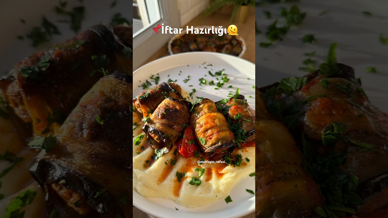 Köfteli patlıcan sarma tarifi #yummy #tarif #iftar #ramazan #yemektarifleri #köfte #patlıcan Köfteli patlıcan sarma tarifi #yummy #tarif #iftar #ramazan #yemektarifleri #köfte #patlıcan