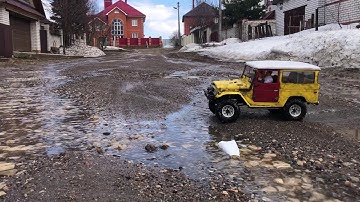 MST cfx-w Toyota rc FJ43 suspension work