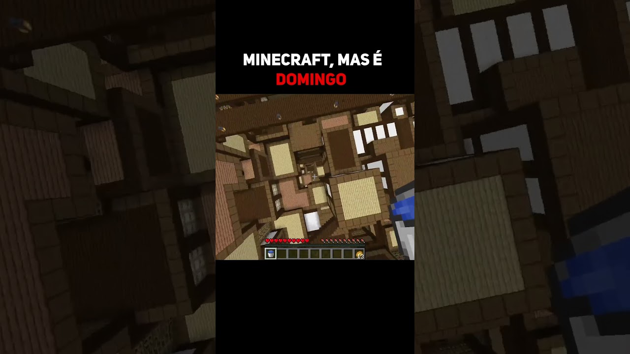 MINECRAFT, MAS É DOMINGO #minecraft
