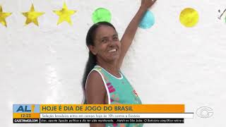 Torcida brasileira entra no clima da Copa antes de jogo contra a Escócia – 24/06/2026
