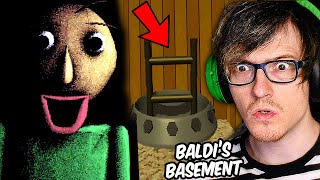 We found Baldi's basement and things get scary - Baldi's Basics Classic Remastered