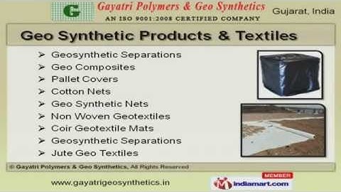 Geo Synthetic Products And Hdpe Pipes by Gayatri Polymers & Geo Synthetics, Vadodara