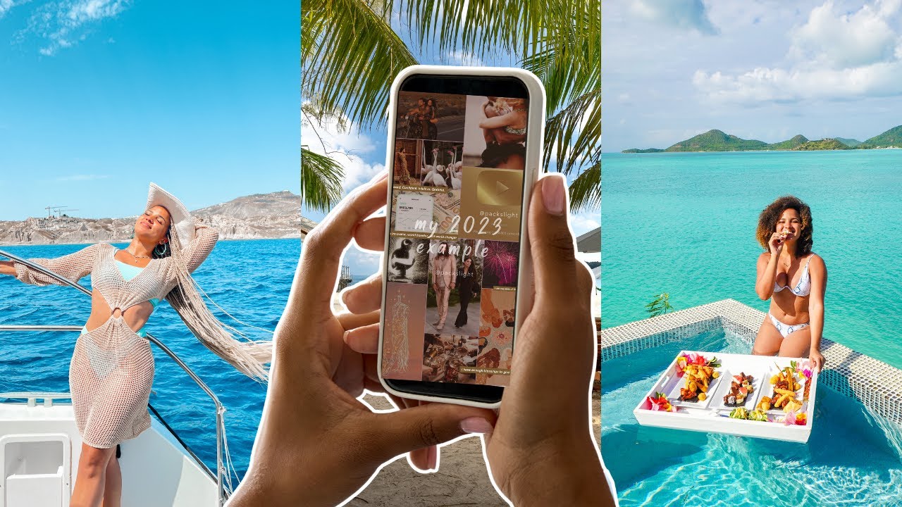 Beginner travel vision board for 2024 (1 HOUR GUIDED!)