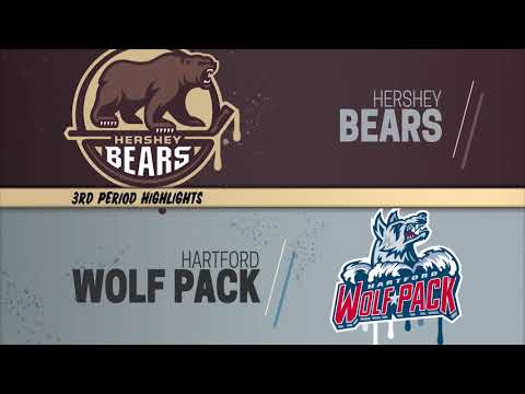 Hershey Bears 1 at Hartford Wolf Pack 2 (11/8/2019)
