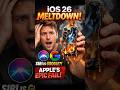 iOS 26 Is Melting iPhones?! Apple’s Biggest Disaster Ever #shorts #apple #iphone