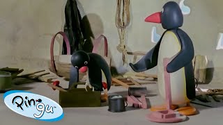 Pingu Works Hard 🐧 | Pingu - Official Channel | Cartoons For Kids