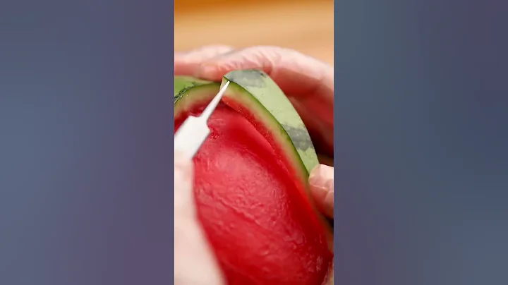 CAN YOU PEEL WATERMELON LIKE THIS? #shorts #asmr #asmrvideo #asmrsounds #asmrfood #watermelon - DayDayNews