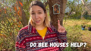 How to have more pollinators in your garden (creating overwintering habitat for beneficial insects)