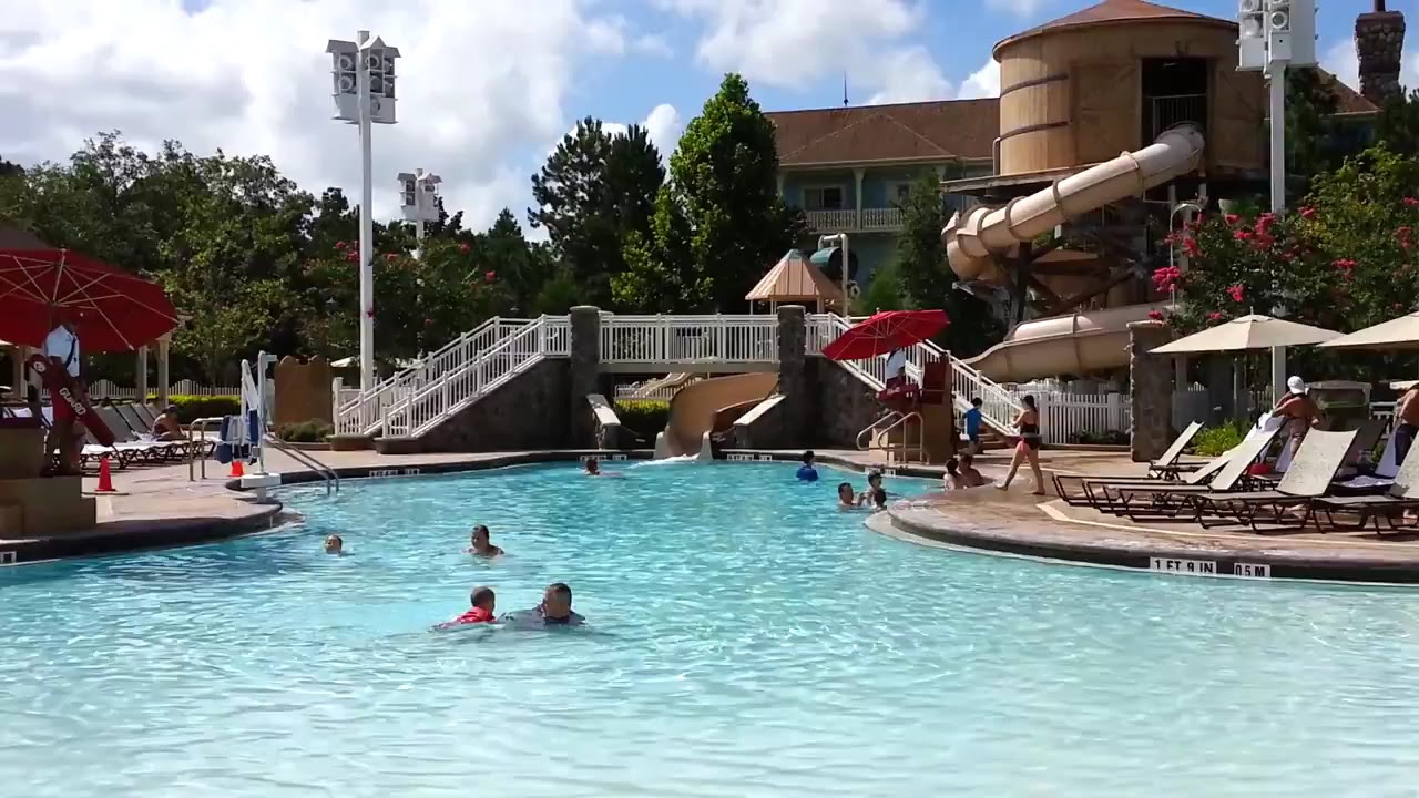 Disney's saratoga springs resort pool YouTube