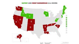 America's Safest vs Most Dangerous States: 2025 Crime Data Mapped