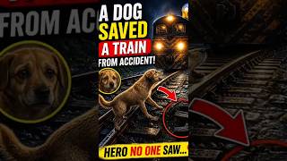 “A Stray Dog Stopped a Train… What Happened Next Shocked Everyone 😨”#dog #rescue #animals
