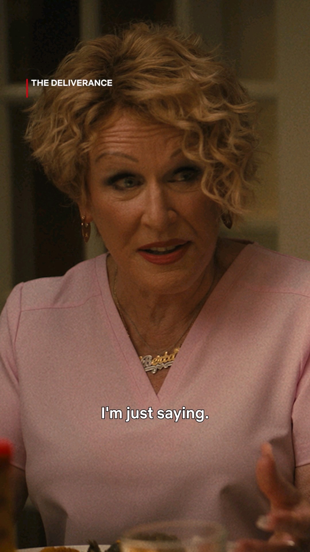 Andra Day and Glenn Close face off in The Deliverance. On Netflix August 30th.