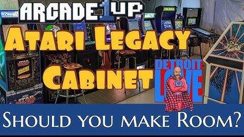 Thoughts on Arcade1UP Atari Legacy Cabinet @DetroitLove