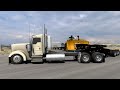 Massive heavy haul  cat d11 bulldozer  kenworth w900l  american truck simulator