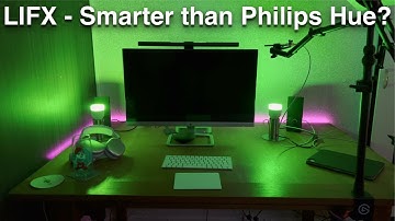 LIFX - Smarter Light than Philips Hue? Setting up LIFX Z Lightstrip & Color Smart Bulbs to show you!