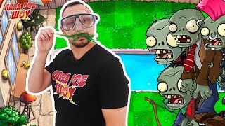 ПАПА РОБ ИГРАЕТ В РАСТЕНИЯ ПРОТИВ ЗОМБИ - PLANTS VS ZOMBIES!