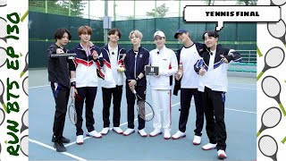 [ENG SUB] Run BTS! 2021 ep 130 Tennis Competition Final Full Episode screenshot 4