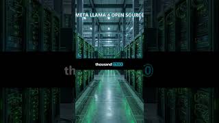 Meta Llama 4 is Training on 100K GPUs! 🧠 #shorts #ai