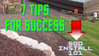 HOW TO LAY SOD PROPERLY. Sod Laying FROM start to FINISH