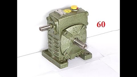 Hộp giảm tốc trục vít WPS 60, trục vuông góc, 0968140191, MinhMotor