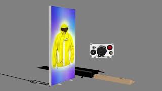 SEG RGB Dynamic Light Box | Frameless LED Backlit Display for Exhibition & Retail
