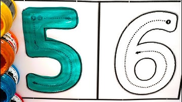 How to Write Numbers, Learn Write number song DIY video