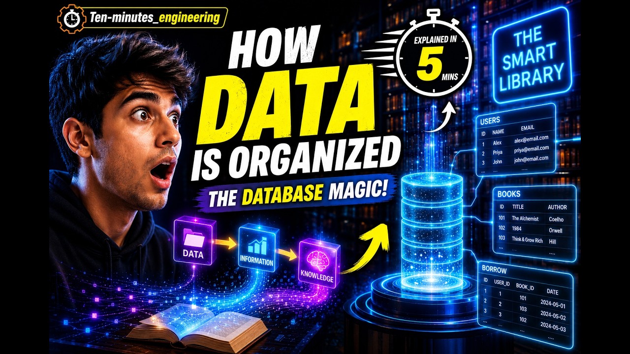 How Data is Organized 🤯 | Database Explained in 5 Minutes - YouTube