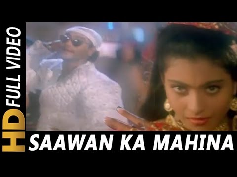 Sawan Ka Mahina Shadi Bina Mushkil Hai Jeena  Vinod Rathod Alisha Chinai  Hulchul 1995 Songs