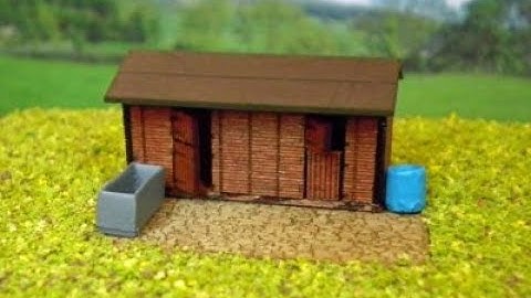 How to build the Ancorton Models N gauge stables Kit