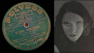 Édith Méra - Si Vous Connaissiez 1932